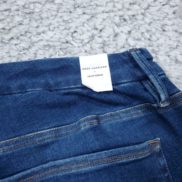 Good American Always Fits Good Legs Ankle Skinny Jeans Distressed Size 28-32 - Picture 4 of 11